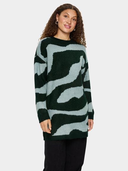 Saint Tropez Mallie Abstract Jumper Dress, June Bug, June Bug