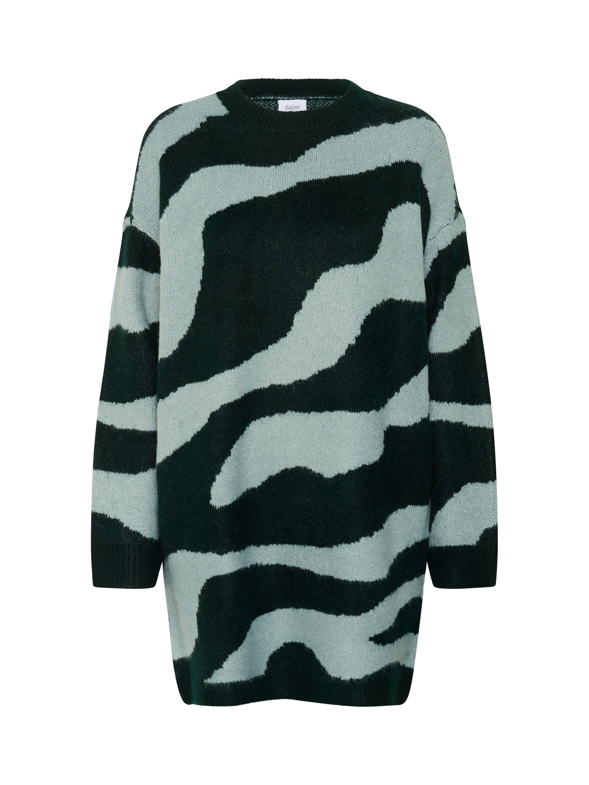 Product image 5 of 6, which shows Saint Tropez Mallie Abstract Jumper Dress, June Bug, XS