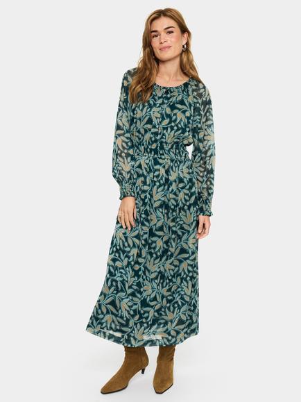 Saint Tropez Maxine Pine Autumn Floral Maxi Dress, Pine/Multi, Pine/Multi