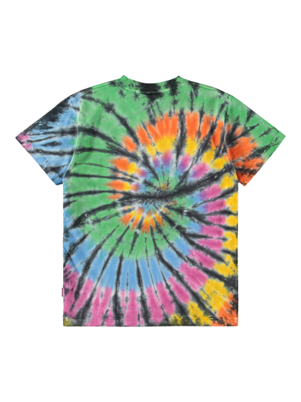 Molo Kids' Pure Cotton Tie Dye Smile T-Shirt, Summer Sand - view 2, Summer Sand