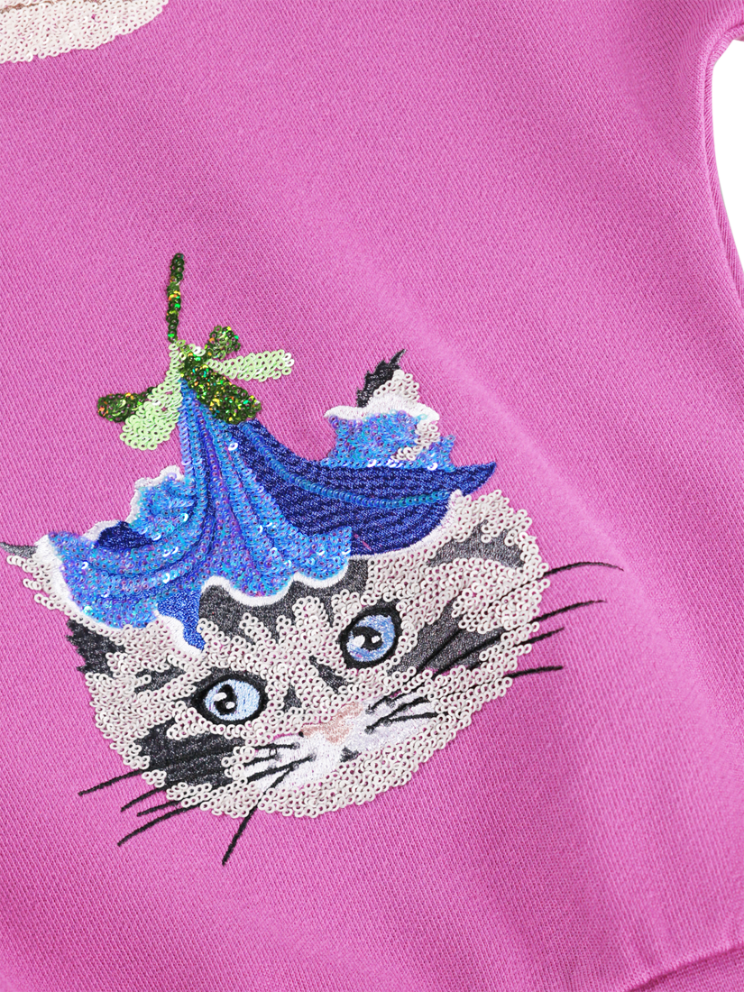 Product image 4 of 4, which shows Molo Kids' Animal Sparkle Jumper, Animal Sparkle, 4 years