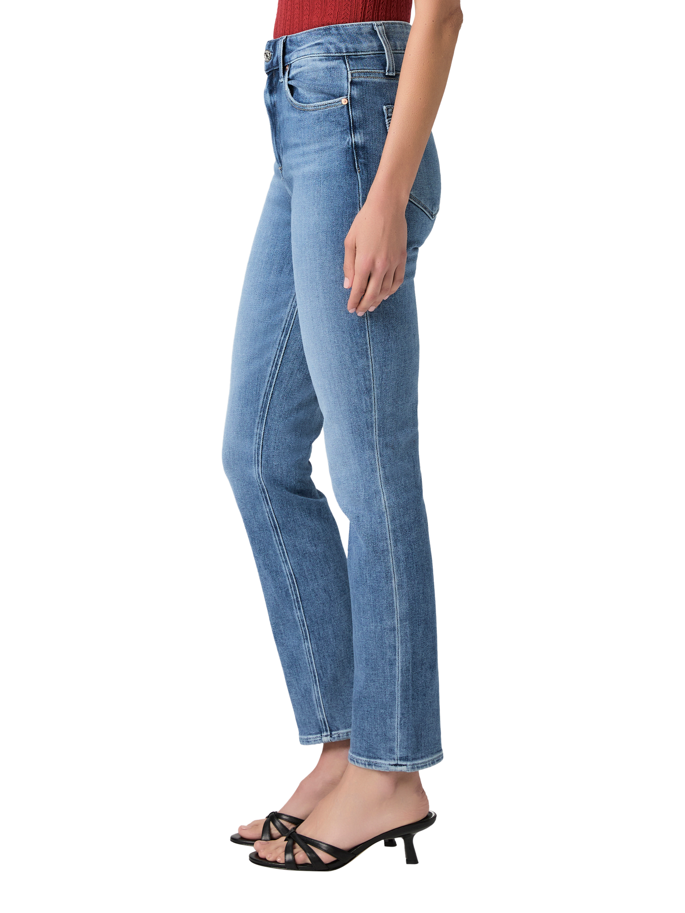 Product image 3 of 4, which shows PAIGE Gemma Cropped Jeans, Showtime, 24