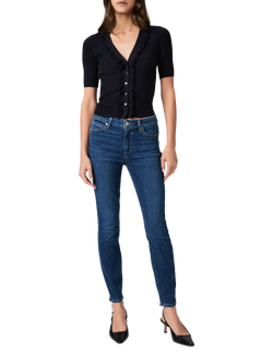PAIGE Hoxton High Rise Ultra Skinny Ankle Jeans, Aerial - view 2, Aerial