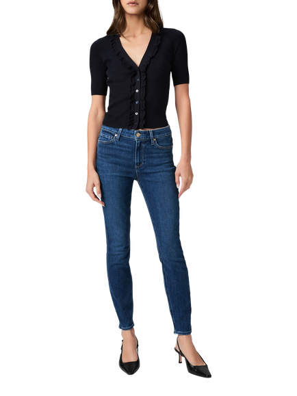 PAIGE Hoxton High Rise Ultra Skinny Ankle Jeans, Aerial - view 2, Aerial