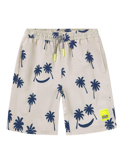 Molo Kids' Nilson Swim Shorts, Palm Blue, Palm Blue