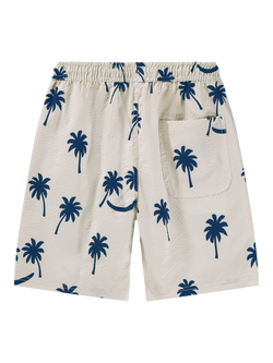 Molo Kids' Nilson Swim Shorts, Palm Blue - view 2, Palm Blue