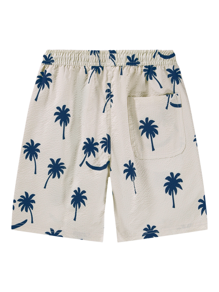 Molo Kids' Nilson Swim Shorts, Palm Blue - view 2, Palm Blue