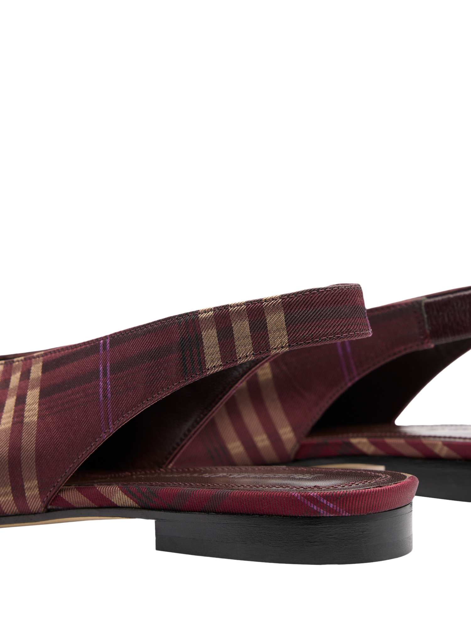 Product image 4 of 4, which shows Russell & Bromley Carden Ultra Thin Flat Slingbacks, Red, 8