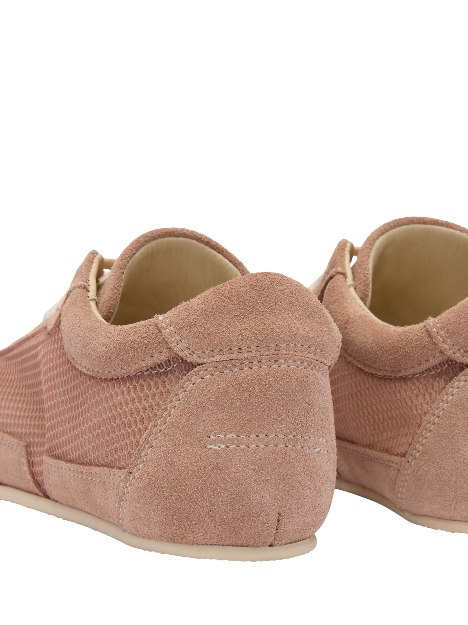 Product image 4 of 4, which shows Russell & Bromley CessSuede Blend Ultra Thin Sole Trainers, Pink, 4
