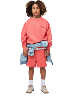 Molo Kids' Ador Cotton Shorts, Red, Red