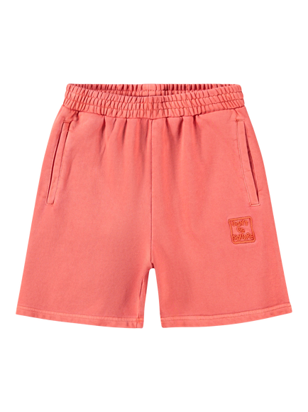 Molo Kids' Ador Cotton Shorts, Red - view 2, Red