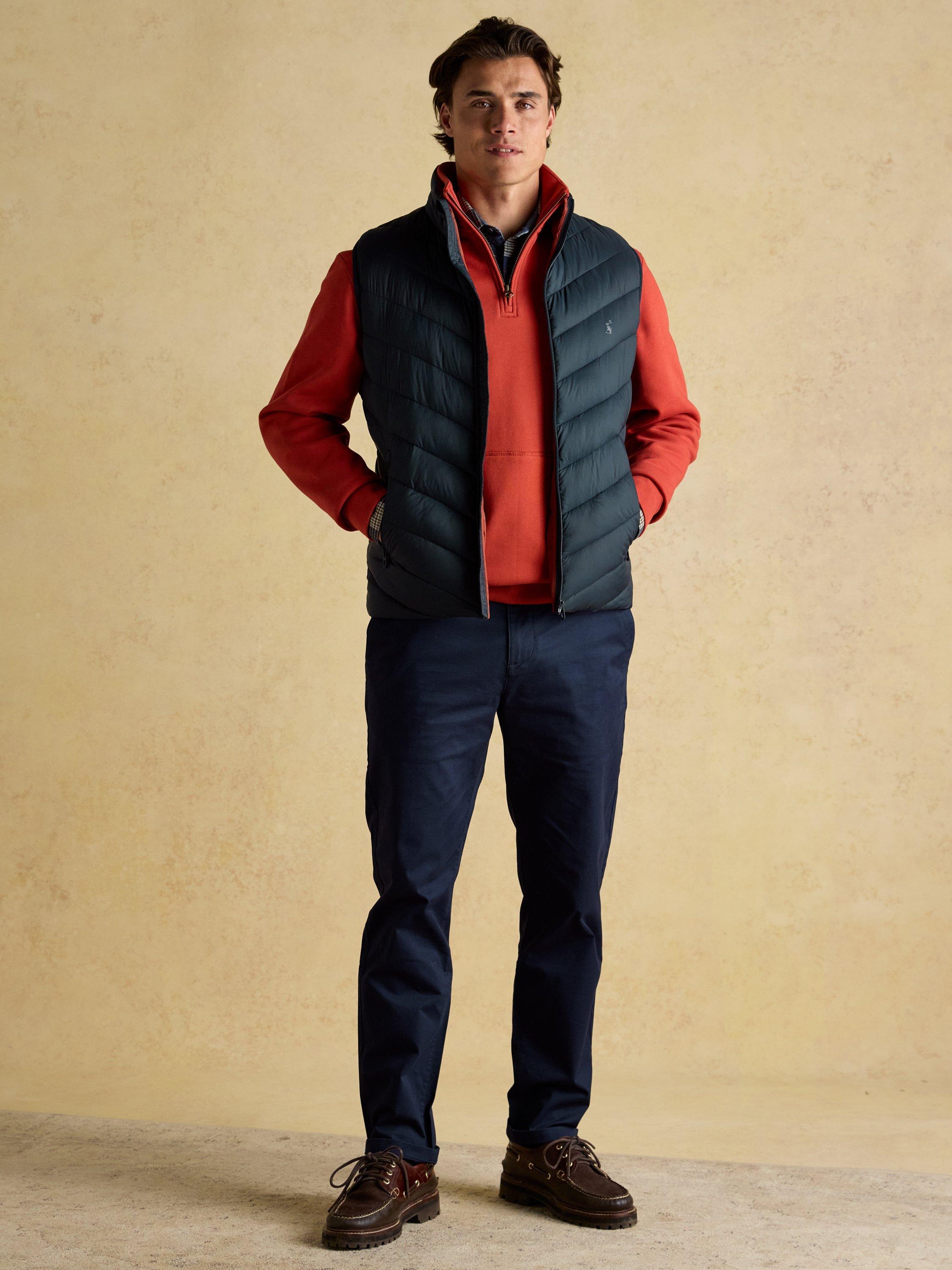 Product image 7 of 8, which shows Joules Garrett  Showerproof Gilet, Navy, S