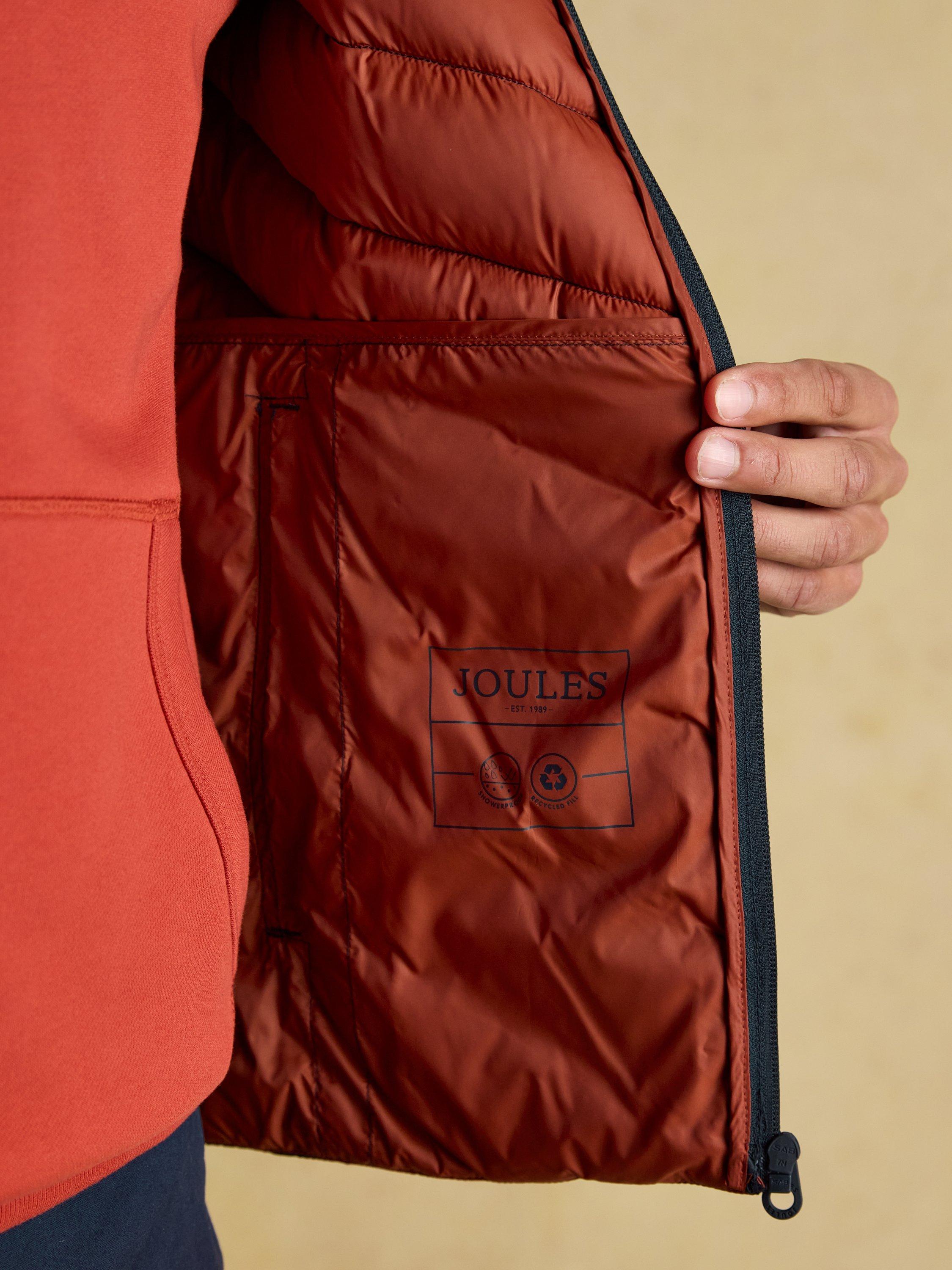 Product image 8 of 8, which shows Joules Garrett  Showerproof Gilet, Navy, S
