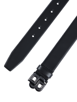HUGO BOSS BOSS Leather Belt, Black - view 2, Black
