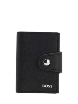 BOSS Zair Leather RFID Wallet, Black, Black