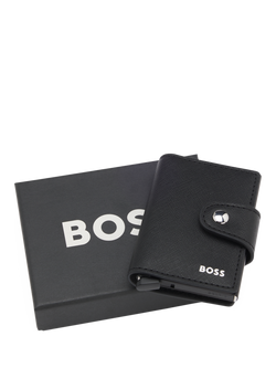 BOSS Zair Leather RFID Wallet, Black - view 2, Black