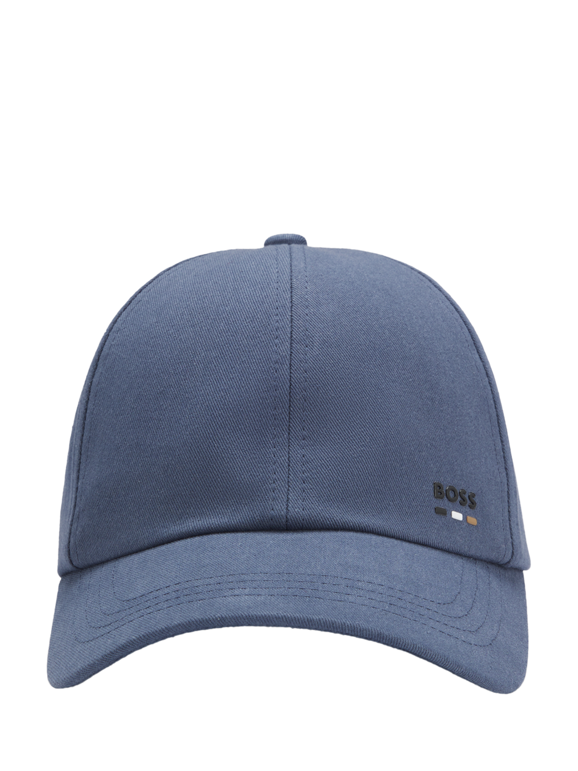 Product image 1 of 4, which shows BOSS Cotton Logo Baseball Cap, Open Blue