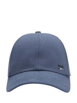 BOSS Cotton Logo Baseball Cap, Open Blue, Open Blue