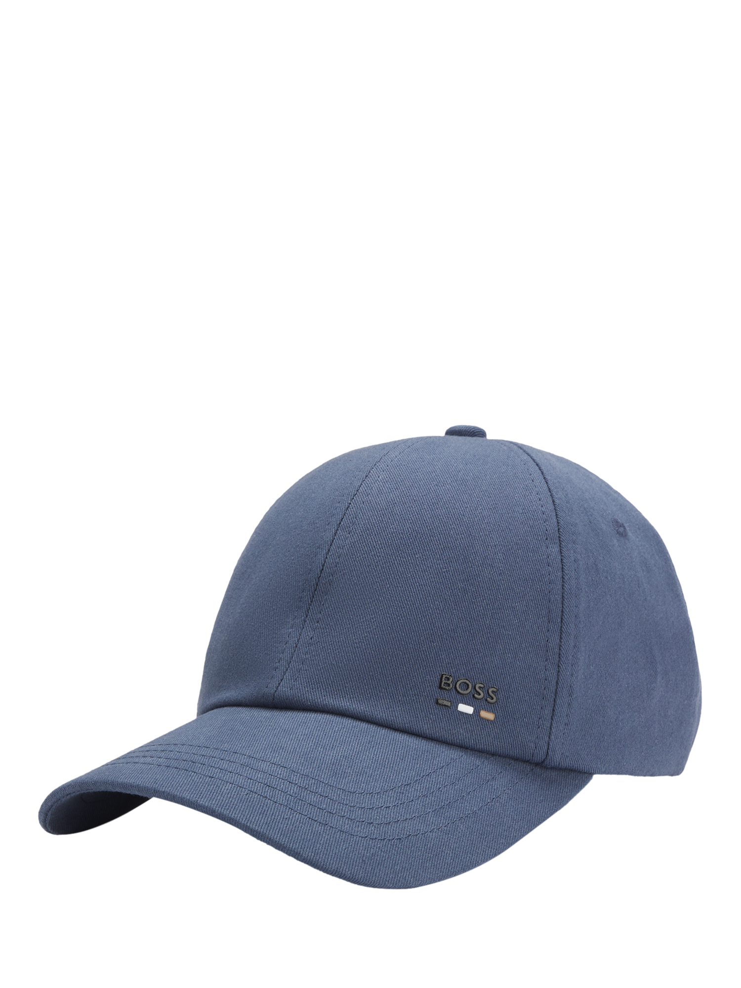 Product image 2 of 4, which shows BOSS Cotton Logo Baseball Cap, Open Blue