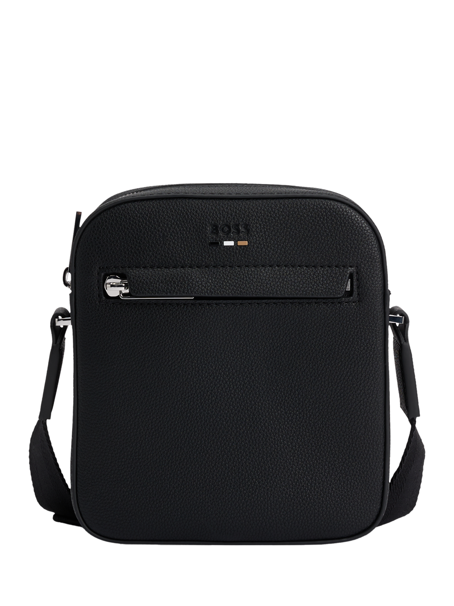 Product image 1 of 7, which shows BOSS Ray Crossbody Bag, Black