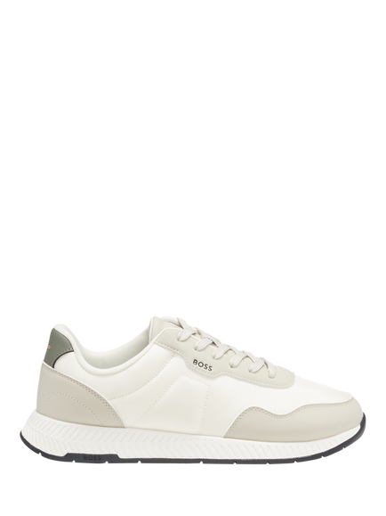 HUGO BOSS BOSS  Titanium Lace-Up Trainers, Open Beige, Open Beige