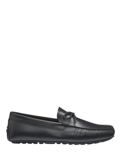 HUGO BOSS BOSS Noel Leather Moccasins, Black