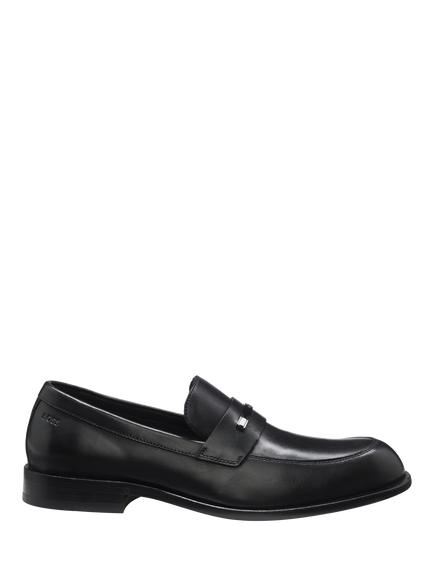 HUGO BOSS BOSS Tayil Slip On Leather Loafers, Black, Black
