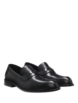 HUGO BOSS BOSS Tayil Slip On Leather Loafers, Black - view 2, Black