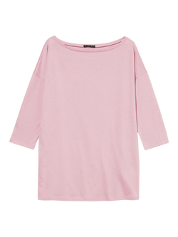 SISLEY Boat Neck 3/4 Sleeve Top, Antique Rose