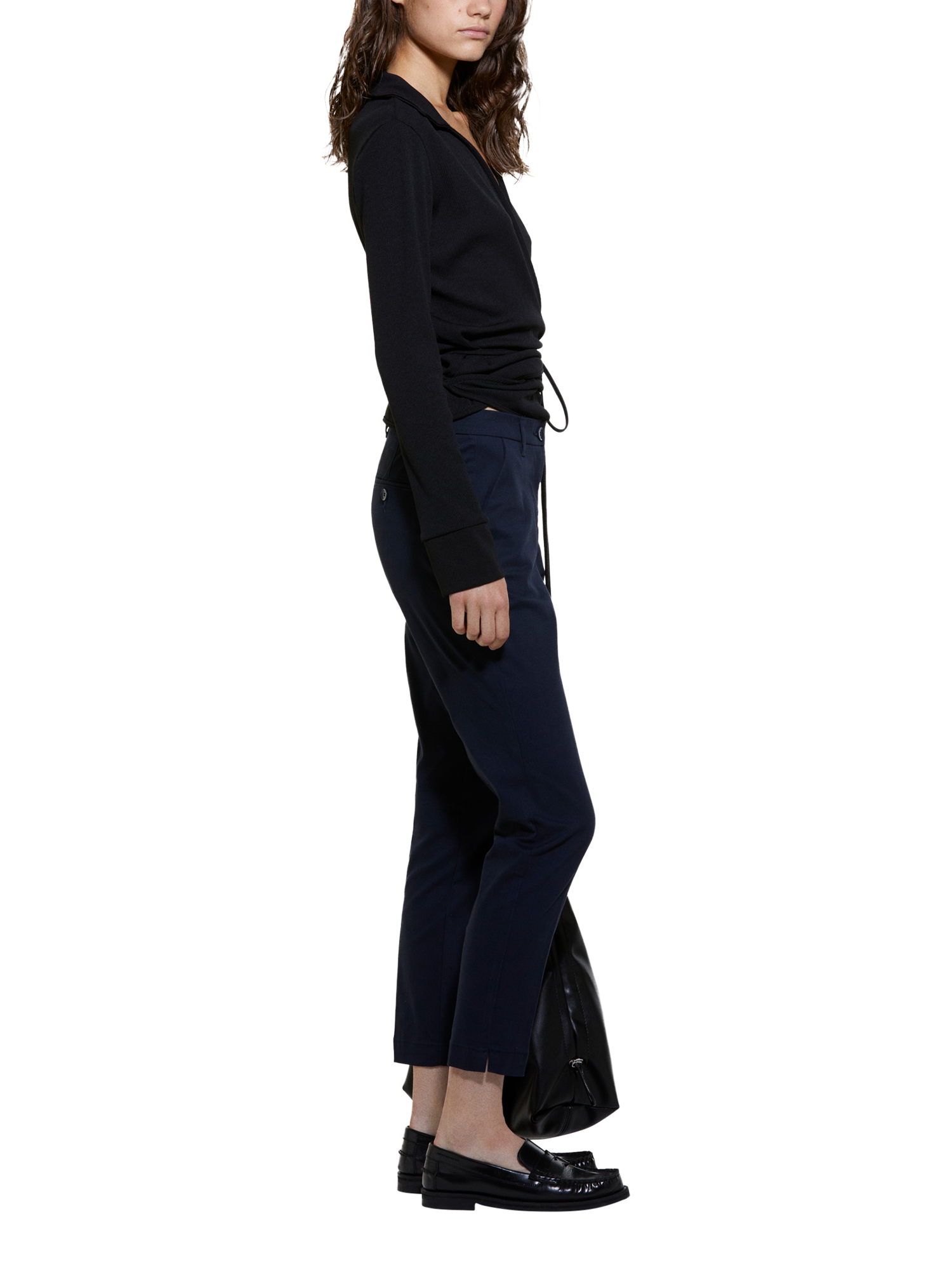 Product image 4 of 5, which shows SISLEY Slim Fit Chinos, Blue, 8