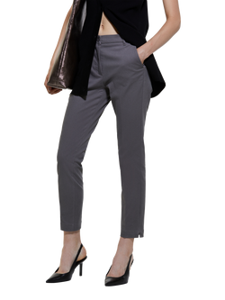 SISLEY Slim Fit Chinos, Dark Grey