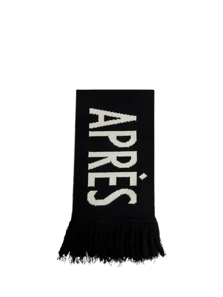 J.Lindeberg Jasper Wool Scarf, Black, Black
