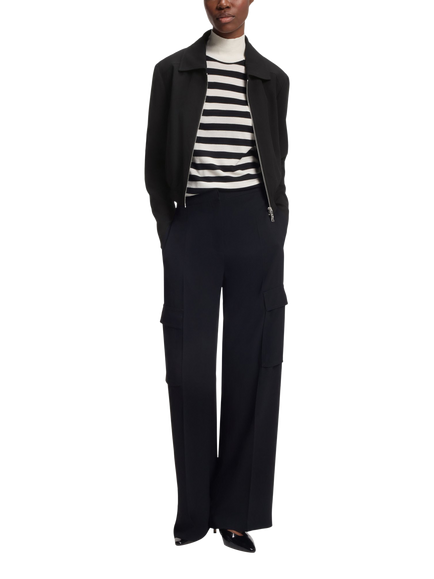 BOSS Jocalena Bomber Jacket, Black - view 2, Black