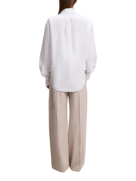 HUGO BOSS BOSS Oversized Fit Blouse, White - view 2, White
