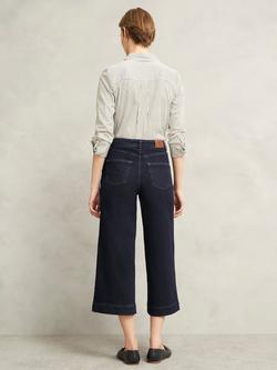 Hobbs Brinley High Waist Cropped Jeans, Indigo - view 2, Indigo