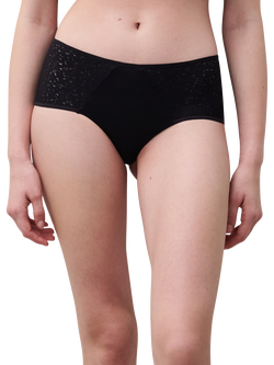 Chantelle Norah Floral Hipster Knickers, Black