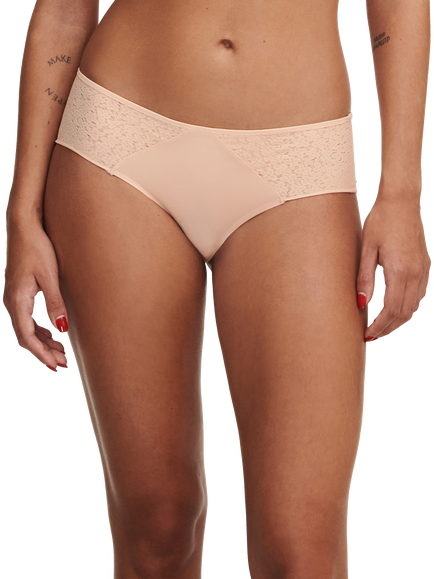 Chantelle Norah Floral Hipster Knickers, Golden Beige