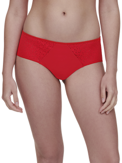 Chantelle Norah Floral Hipster Knickers, Poppy Red