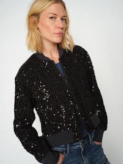 MOS MOSH Cate Lala Bomber Jacket, Phantom, Phantom