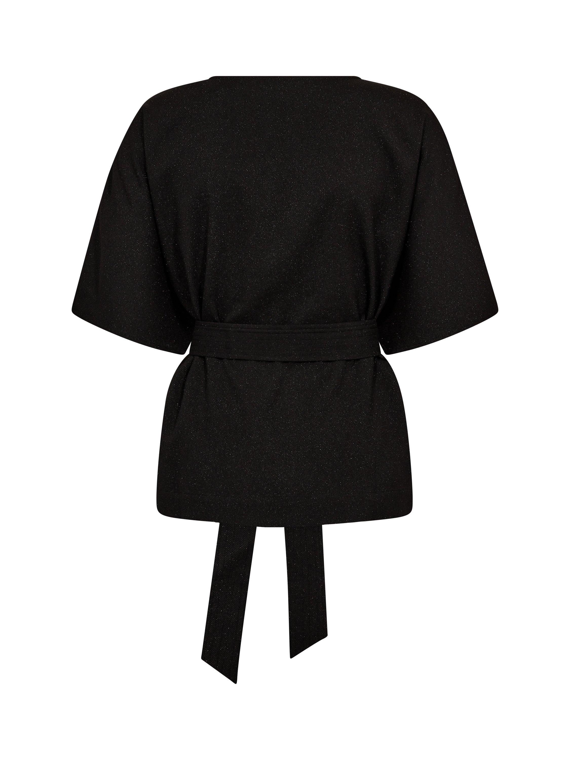 Product image 2 of 2, which shows MOS MOSH Pie Bellevue Tie Belt Top, Black, 10