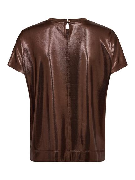 MOS MOSH Nivola Metallic T-Shirt, Bracken - view 2, Bracken