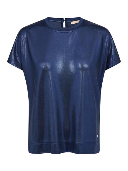 MOS MOSH Nivola Metallic T-Shirt, Ensign Blue - view 2, Ensign Blue