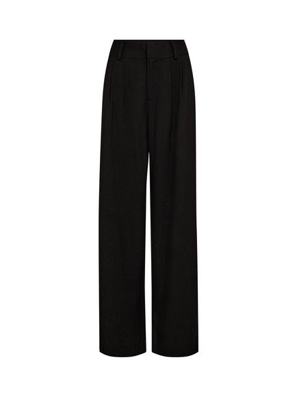 MOS MOSH Evie Bellevue Wide Leg Trousers, Black, Black