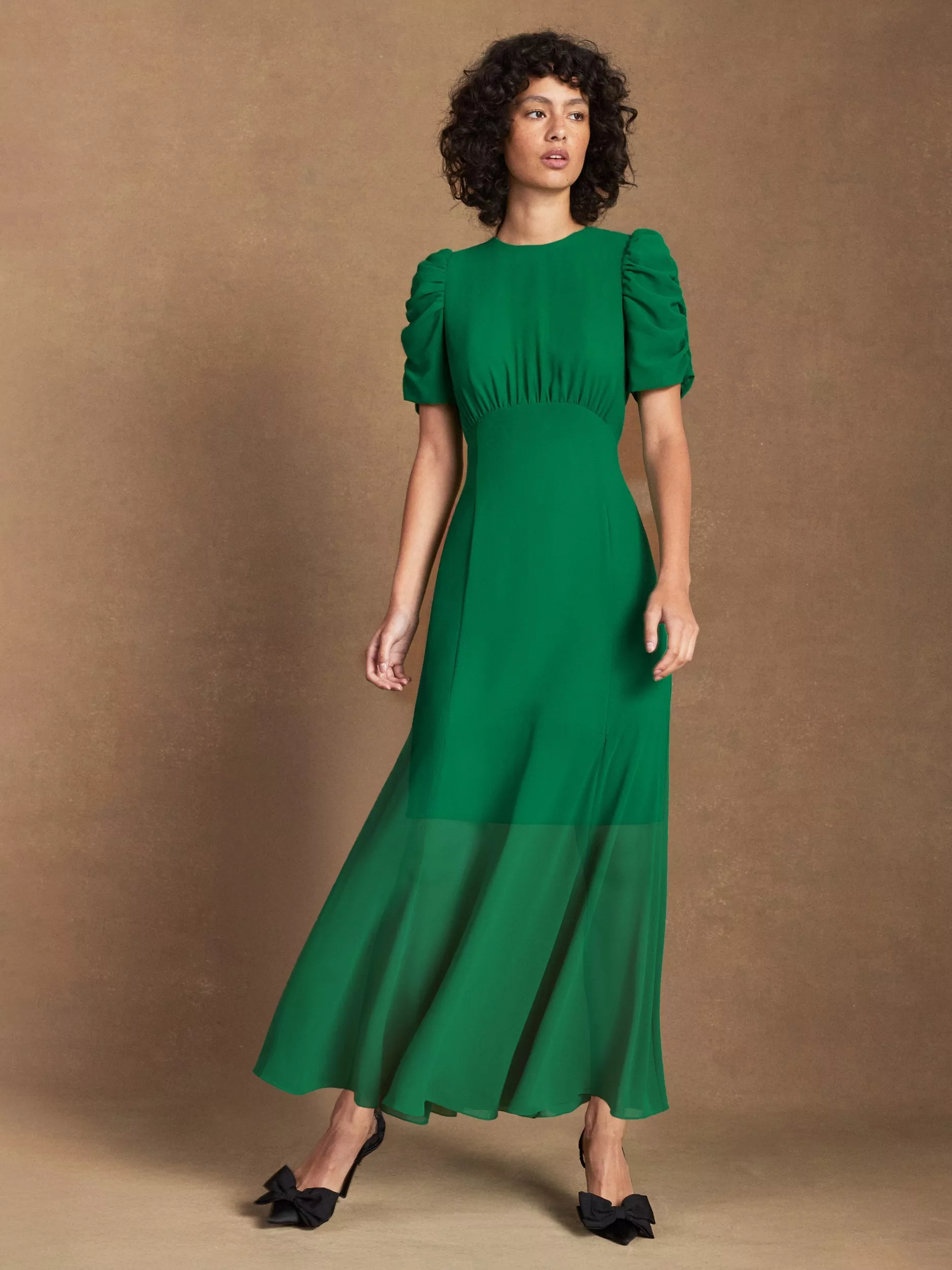 chinese dress ladies Petite Layla Long Empire Waist Dress