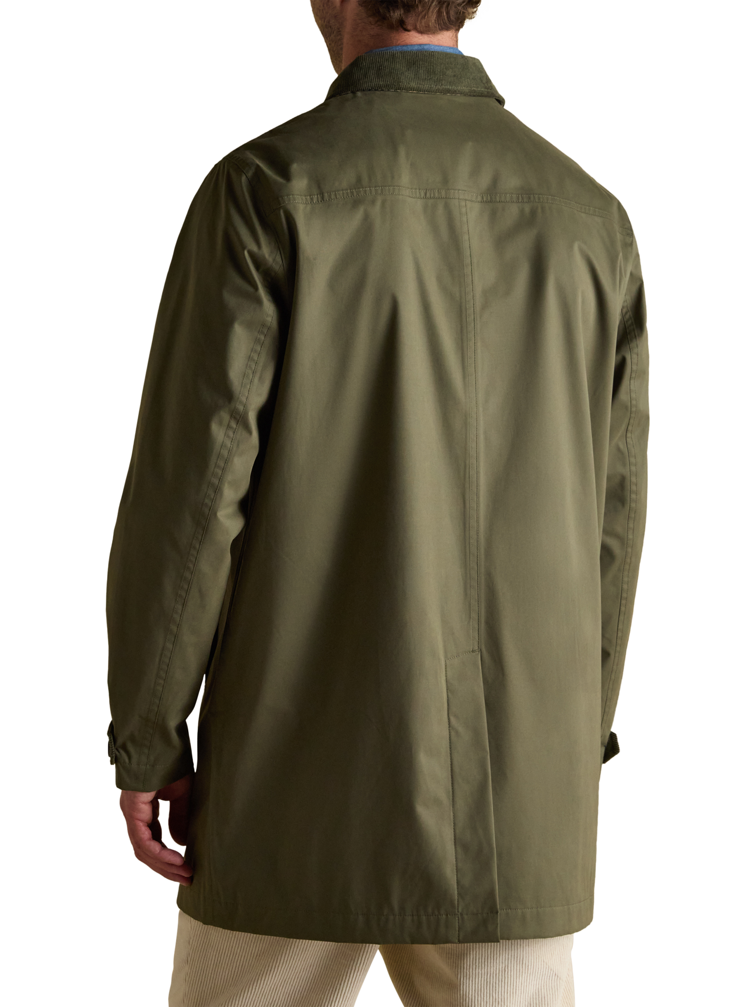 Product image 5 of 6, which shows Joules Sanford Waterproof Raincoat, Green, S