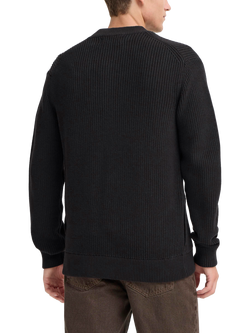 Casual Friday Frodhe Bomber Style Knitted Cardigan, Black Beauty - view 2, Black Beauty