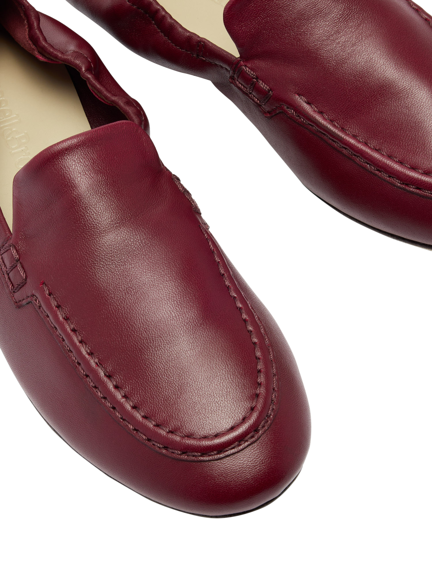 Product image 4 of 4, which shows Russell & Bromley Tabley Loafer Leather Clean Loafers, Purple, 8