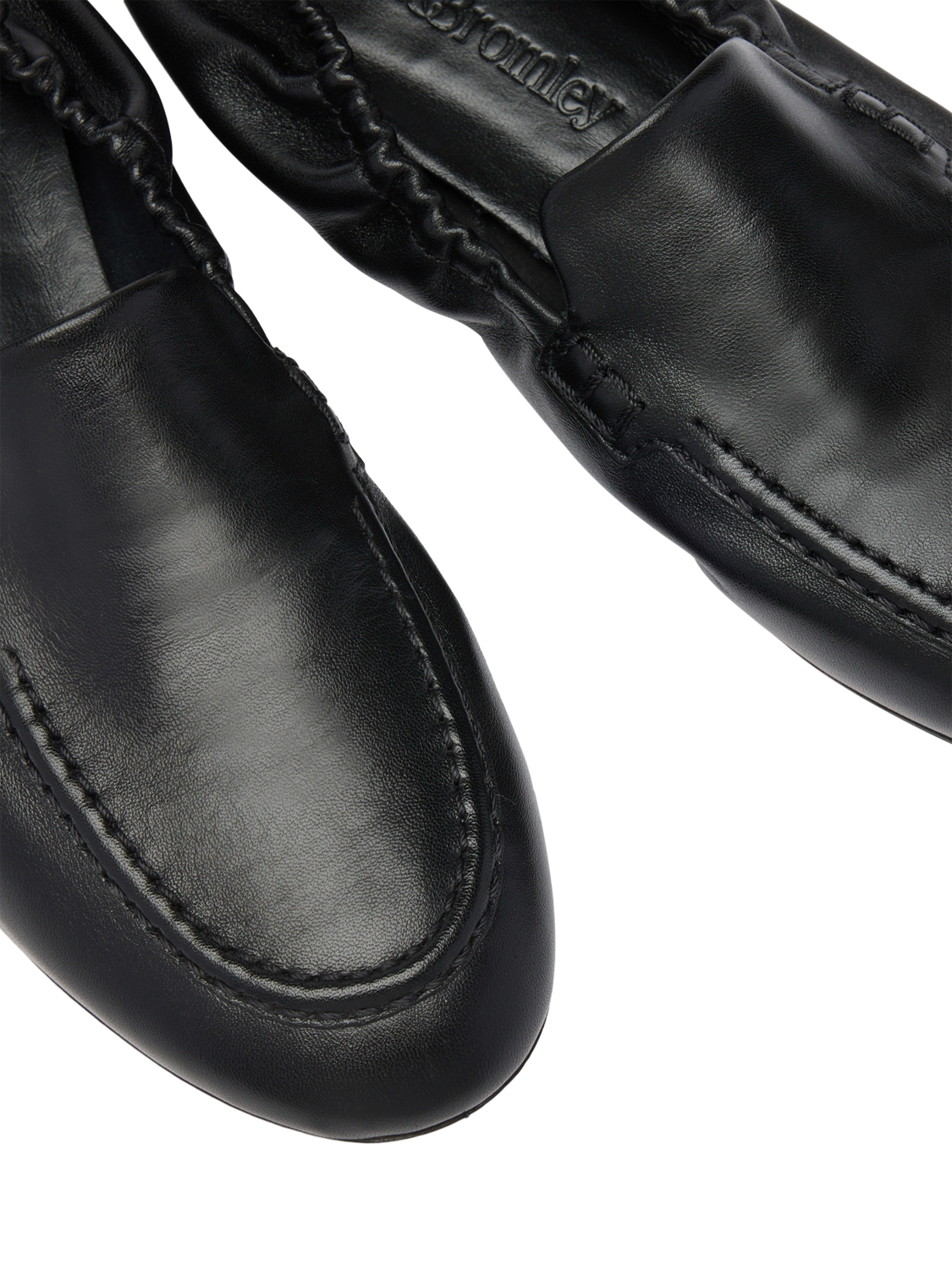 Product image 4 of 4, which shows Russell & Bromley Tabley Loafer Leather Clean Loafers, Black, 3