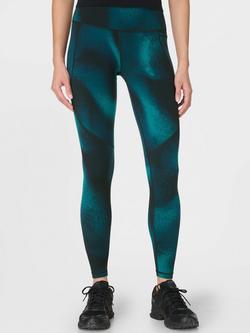 Sweaty Betty Power Gym Workout Leggings, Greensolarprint, Greensolarprint