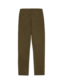 SISLEY Straight Fit Chinos, Dark Military Green - view 2, Dark Military Green